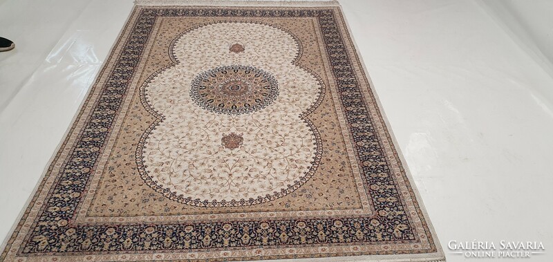 3204 Beautiful cleaned Ghom Persian carpet 150x220cm free courier