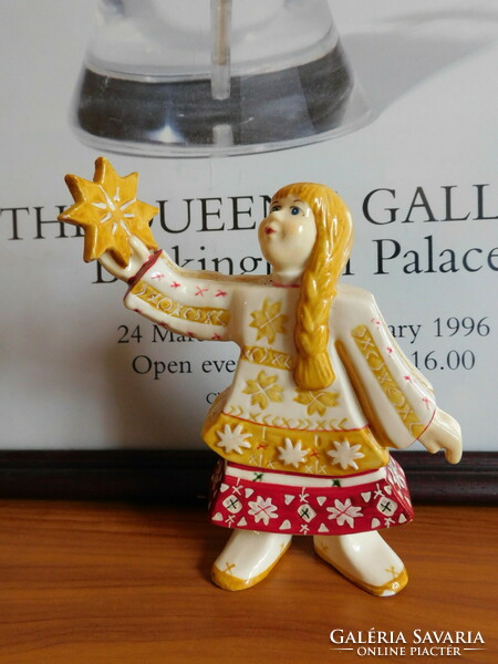 Villeroy&Boch figura - skandináv kislány 12 cm