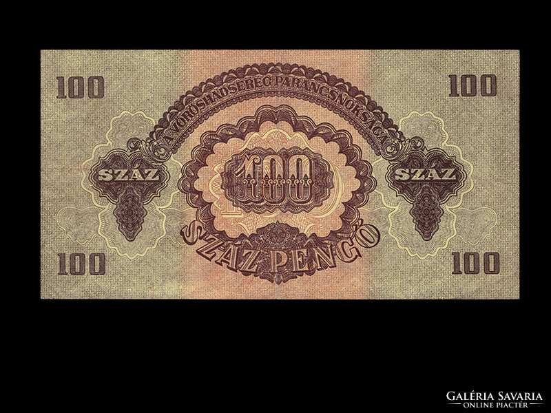 100 Pengő - 1944 - issued by the command of the red army!