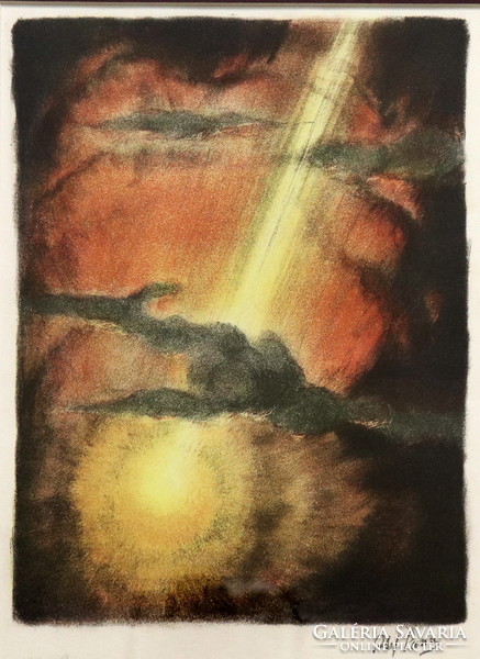 Abel Pann, Israeli artist: God created light