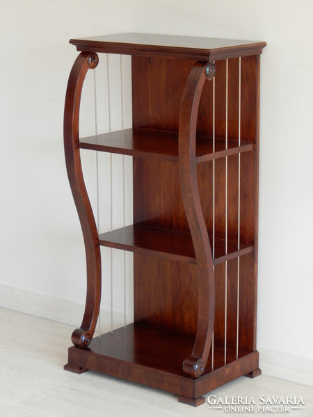 Bookshelf with curved front [f-32]