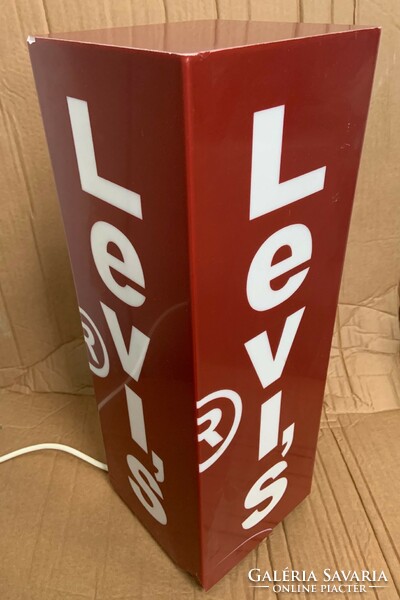 Levi´s illuminated advertising column