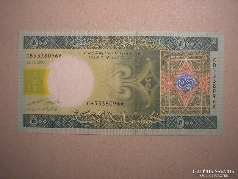 Mauritania-500 ouguiya 2006 unc