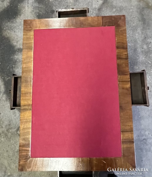 Art deco card table, size 76 x 58 x 80 cm. 9041