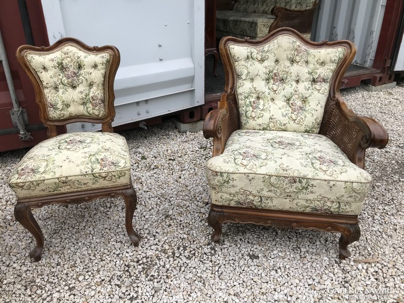 Antique neo-baroque 2 armchairs 4 chairs !!!