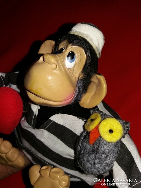 Minőségi USA Russ Berrie Kathleen Kelly "Szerelem foglya" masé + babzsák majom figura képek szerint