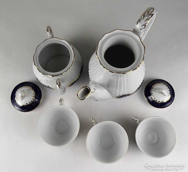 1G997 Zsolnay Pompadour porcelán kávéskészlet