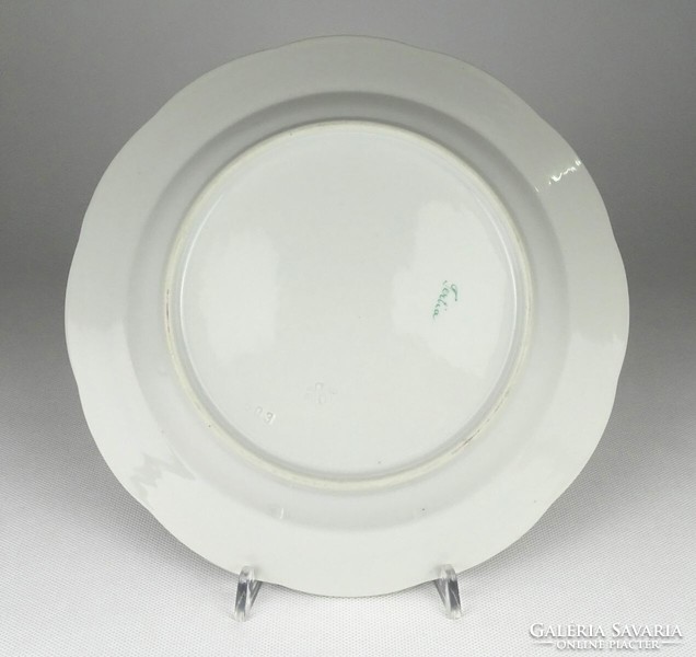 1Q697 old Herend tercia porcelain plate deep plate 24 cm