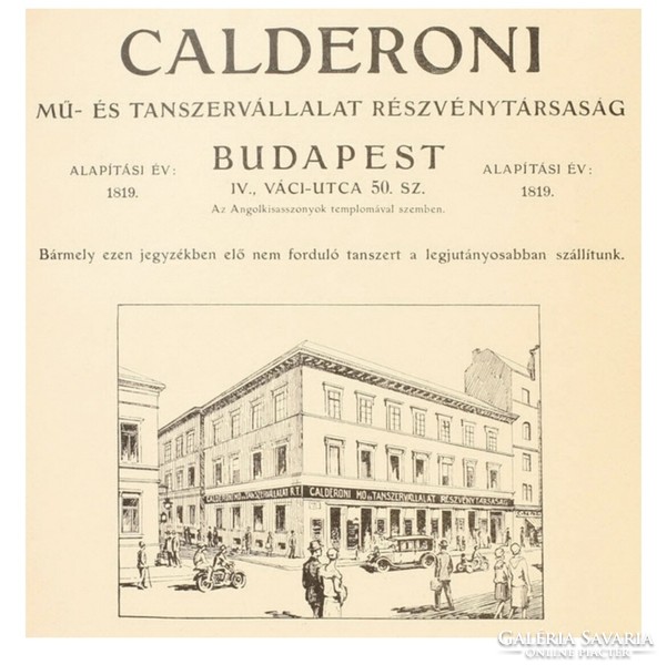 Calderoni és Társa Budapest antik bőrbevonatú színházi távcső !