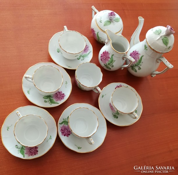 Herend porcelain tertia coffee set 