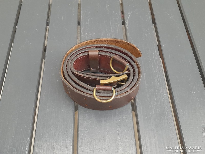 Old military full leather belt