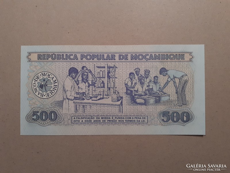 Mozambik-500 Meticais 1986 UNC