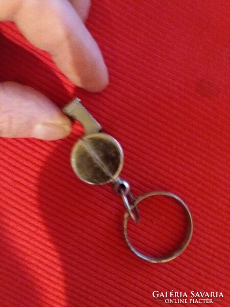 Retro metal keychain whistle decoration (it works when you blow into it) according to the pictures