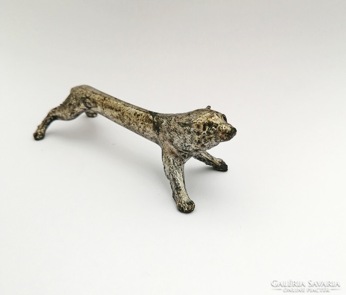 Old metal knife holders, bucks - 10 pcs - animal figures - bear, squirrel, boar, ram, cat...