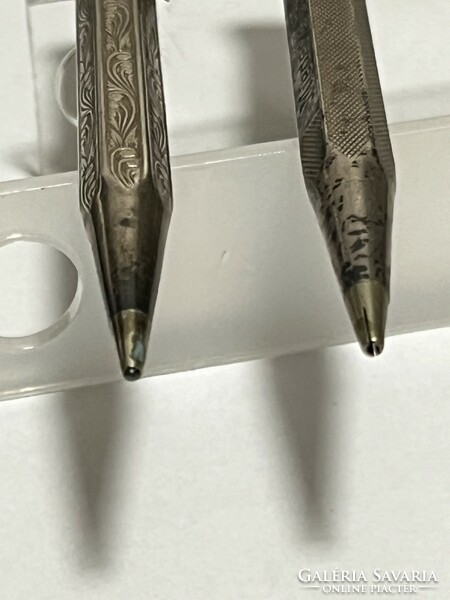 2X 835 and 900 decorative silver mechanical pencils 50s !!! They don't work!!!