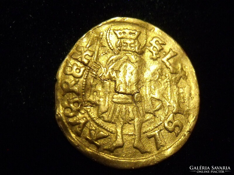 II. Ulaszló gold forint - rare design (unicorn)
