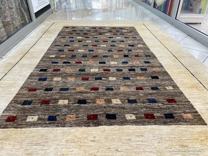 3488 Iranian loribafat hand knot wool Persian carpet 198x289 free courier