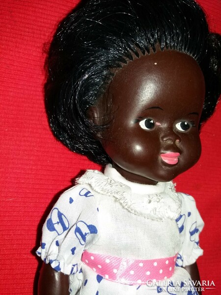 1959. Vintage aradeanca rubber plantable very rare Negro toy doll 28 cm as shown