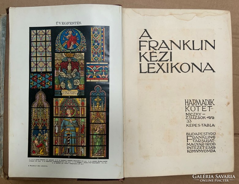 FRANKLIN KÉZI LEXIKON 3. kötet 1912.