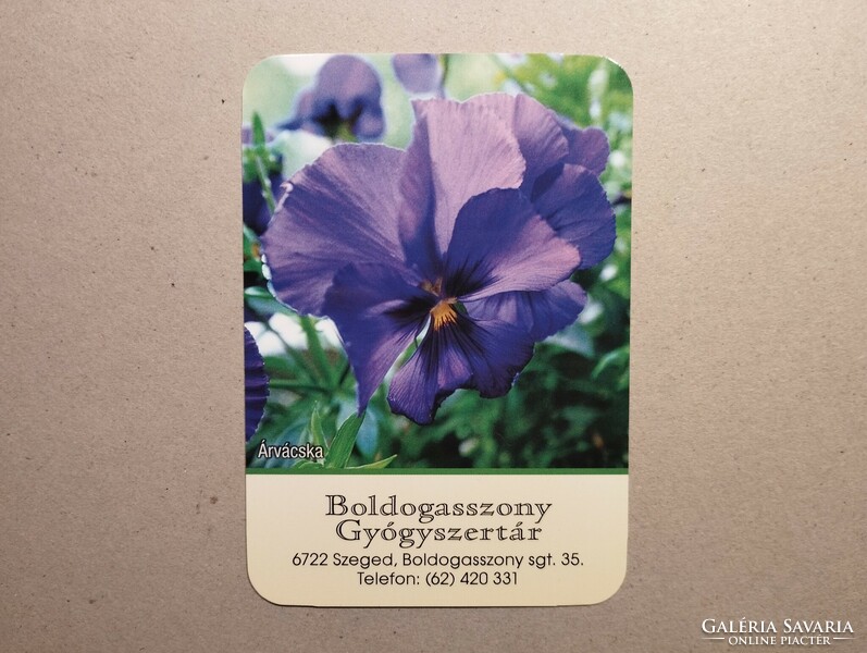 Hungary, card calendar i. - Boldogasszony pharmacy 2024