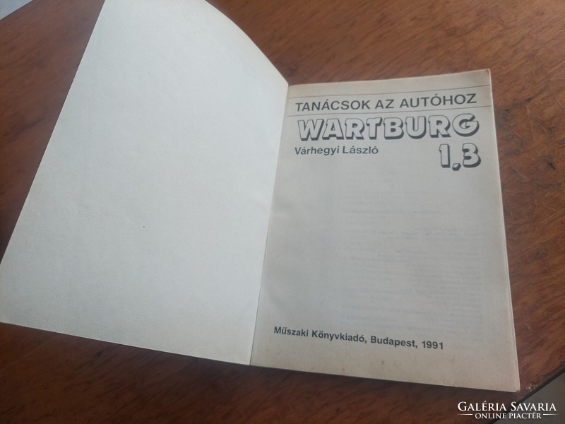 Retro Wartburg kezelési könyv