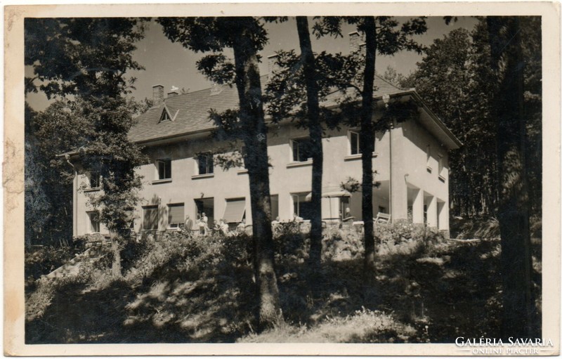 C - 294  Futott képeslap  Mátraháza - Tanáregyesületi üdülő 1942 (Sárai fotó)