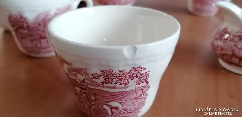 Angol porcelán teás-kávés készlet