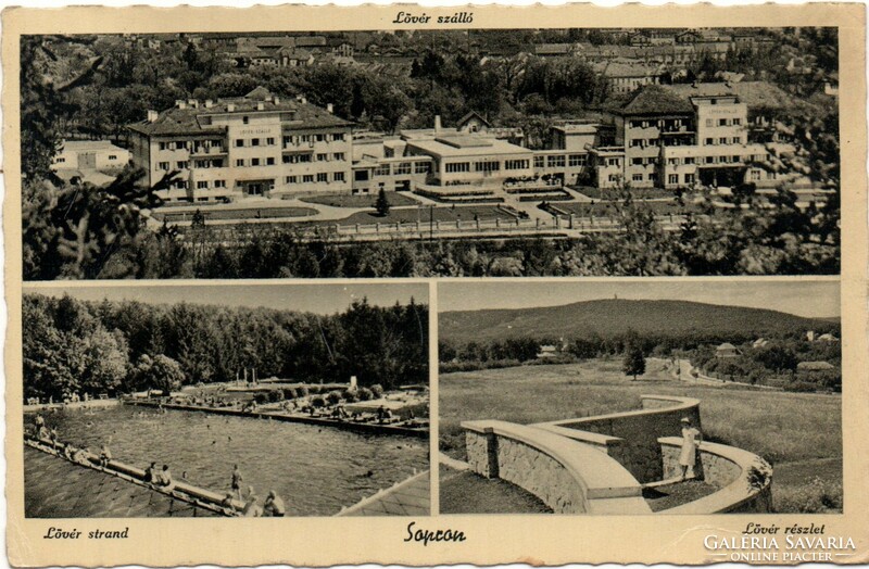 C - 292 printed postcard Sopron - details 1940 (barasits photo)