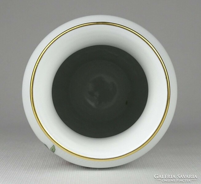 1Q672 Herend porcelain vase with rothschild pattern 19.5 Cm
