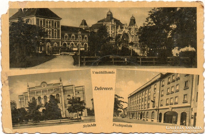 C - 253 running postcards in Debrecen - famous buildings 194* (weinstock photo)