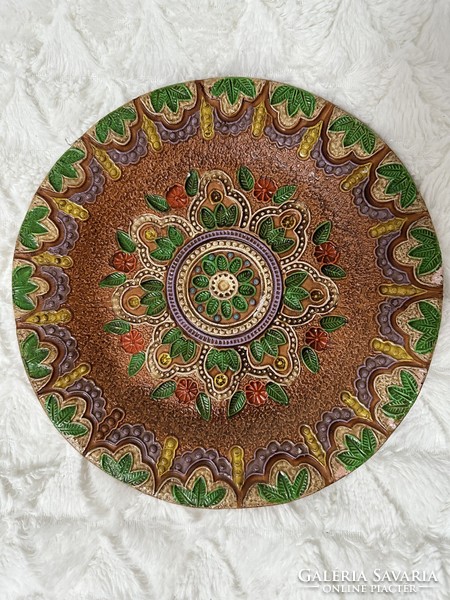 A very nice wall plate in the form of a mandala