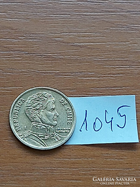 Chile 10 pesos 2013 nickel-brass bernardo o'higgins #1045