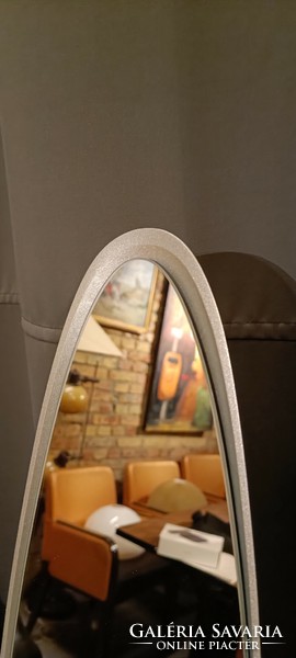 Vintage unghia mirror in fiberglass, Rodolfo Bonetto, Italy