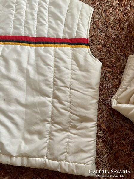 Vintage 1980 porsche jacket and vest