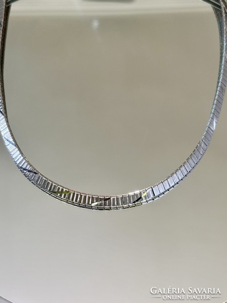 Antique, dazzling silver, engraved necklaces