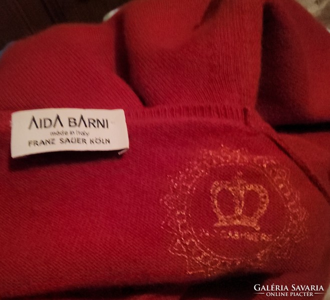 Aida brown women's Italian cashmere sweater xxl