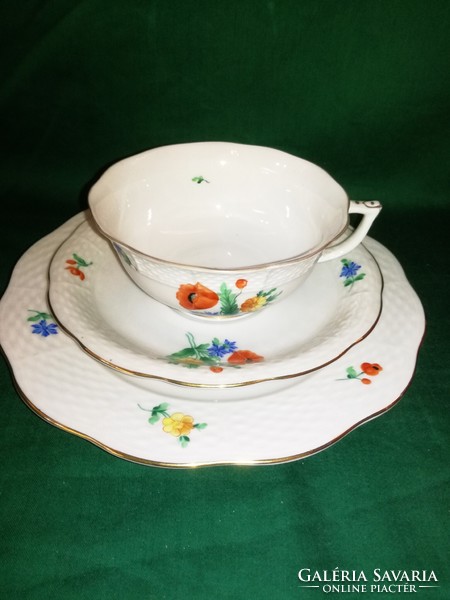 Rare antique Herend tea set for 1 person