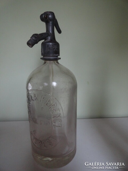 Ferenc schuszter soda bottle