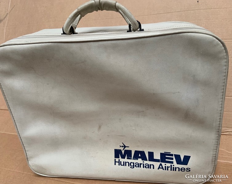 Malév suitcase light color