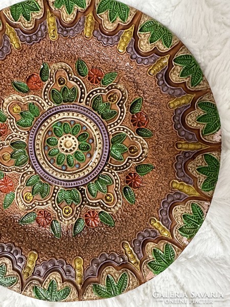 A very nice wall plate in the form of a mandala