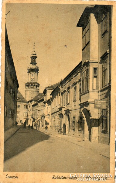 C - 250  Futott képeslap  Sopron - Kolostor utca   (Barasits fotó)