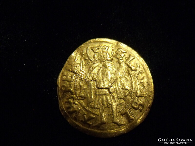 II. Ulaszló gold forint - rare design (unicorn)