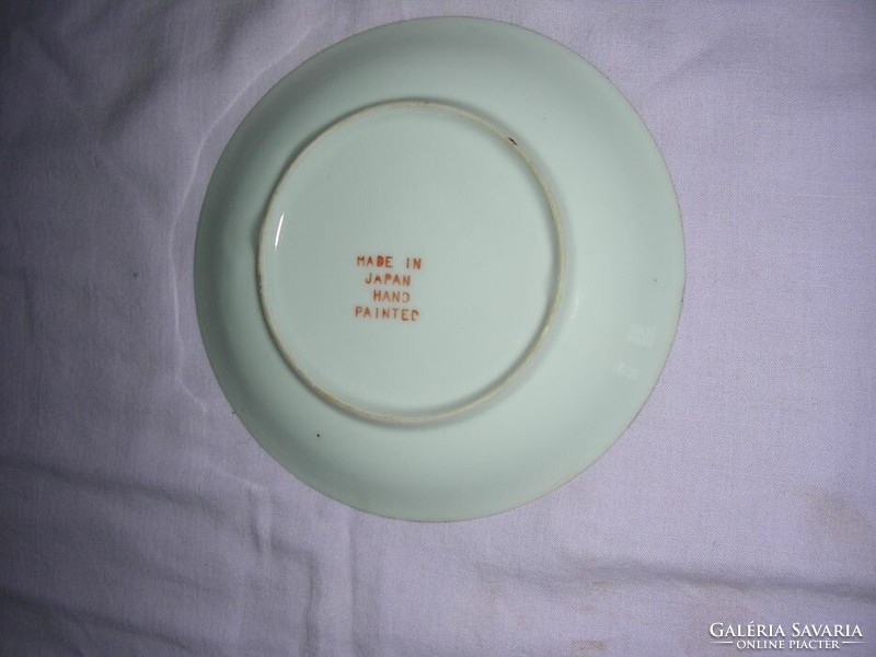 Japanese eggshell marked decorative plate