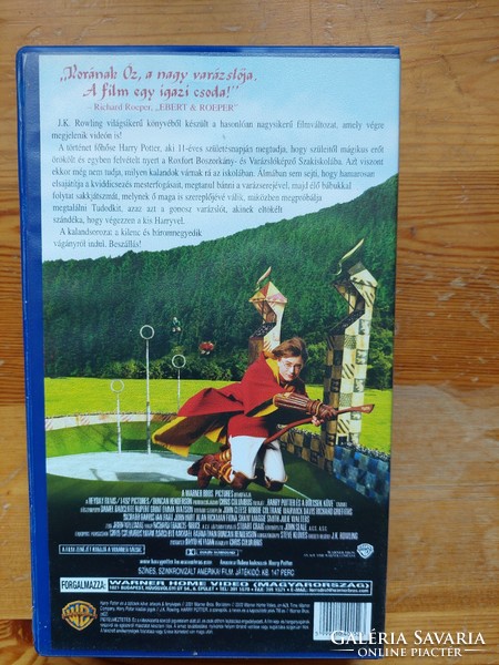 Harry Potter És a Bölcsek Köve VHS kazetta (Akár INGYENES szállítással)