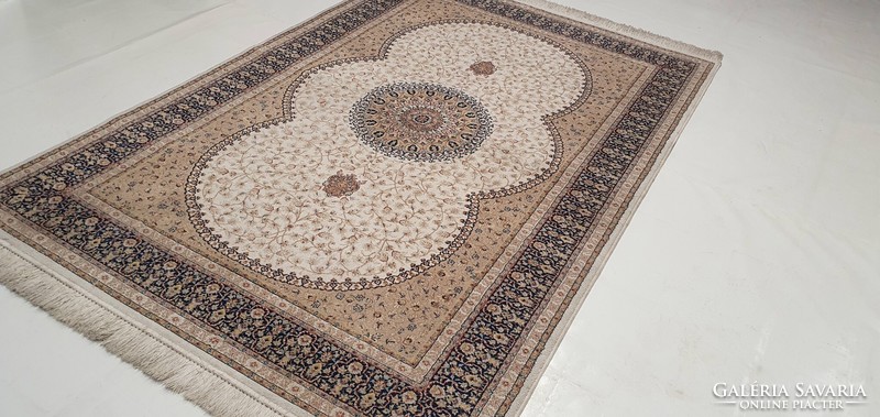 3204 Beautiful cleaned Ghom Persian carpet 150x220cm free courier