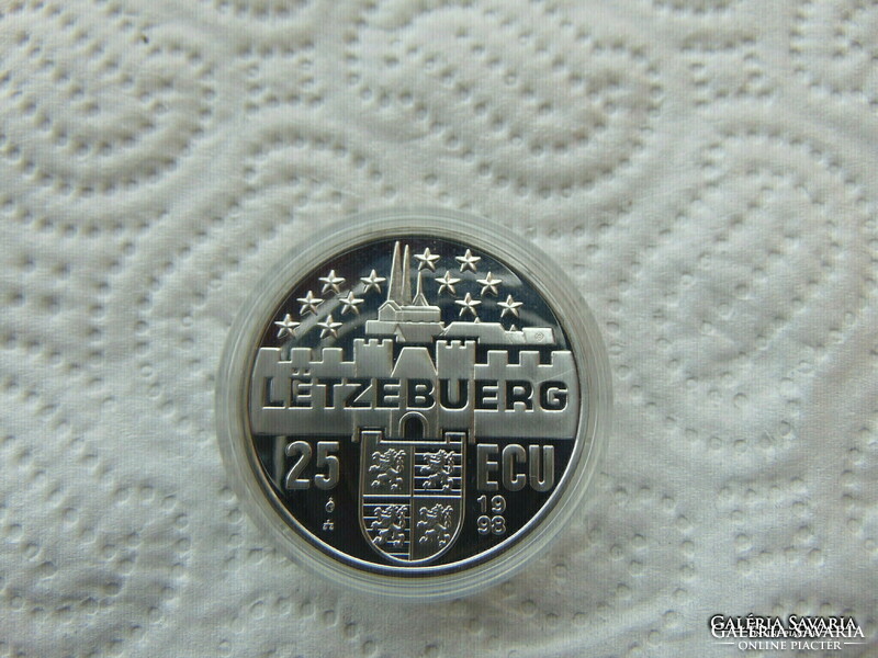 Luxembourg silver 25 ECU 1998 pp 23.12 Grams