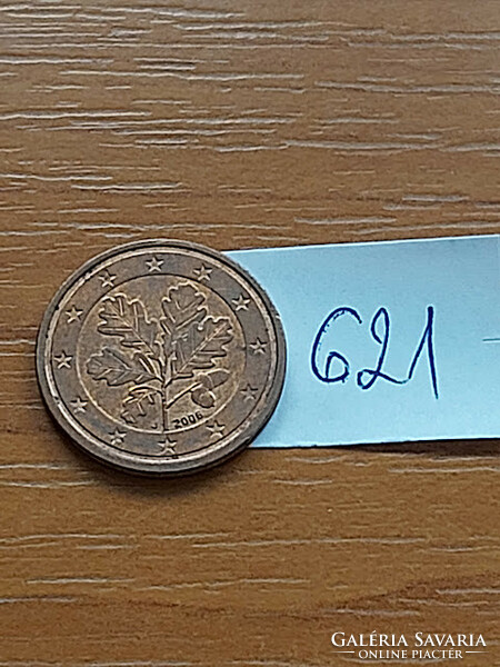 NÉMETORSZÁG 2 EURO CENT 2006 / J  621