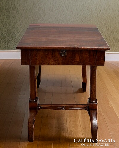 Small antique Biedermeier writing/sewing table