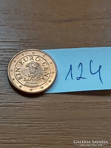 AUSZTRIA 1 EURO CENT 2002 Tárnics  124