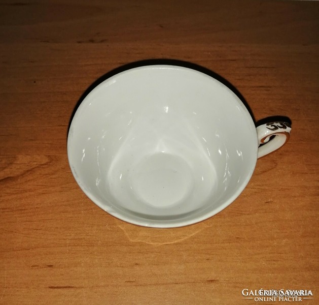 Zsolnay porcelán arany tollazott kávéscsésze (F-1-3)
